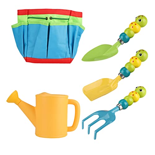 TOYANDONA 1 Satz Gartenbepflanzung Set Blumenspielzeug Schaufel Spielzeug Kinderrechen Kinder gartenwerkzeug gartengeräte Kinder Bewässerungsspielzeug Spielzeug für Gartengeräte Plastik von TOYANDONA