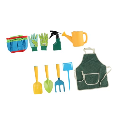 TOYANDONA 1 Satz Gartengeräte gartenwerkzeug gartenhandschuhe Gardening Tools gartenspielzeug Gartenarbeit Pflanzwerkzeuge Gießkanne Mini-Rechen Rostfreier Stahl von TOYANDONA