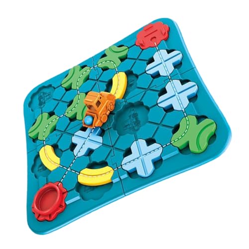 TOYANDONA 1 Satz Gleisrätsel Für Kinder Puzzles Für Kleinkinder Im Alter Von 4-6 Jahren Puzzle-Track Jungenspielzeug Rätsel Für Kleinkinder Von 2 Bis 4 Jahren Kinderautobahn Plastik Colorful von TOYANDONA