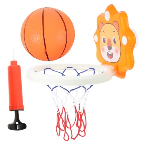 TOYANDONA 1 Satz Hängender Basketballständer Tür drinnen Schwimmbad Spiele Reifen Mini-Basketballkorb Indoor Basketballkorb für Indoor-Basketballrahmen Plastik Orange von TOYANDONA