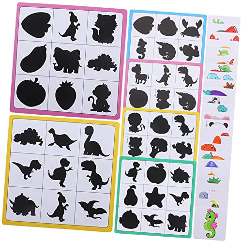 TOYANDONA Holzpuzzle Spielzeug für Kleinkinder Schatten Zuordnungsspielzeug Lernspielzeug für Frühe Bildung Sicheres Holzspielzeug Interaktives Spielzeug für Eltern Kind Interaktion TOYANDONA Holzpuzzle Spielzeug für Kleinkinder Schatten Zuordnungsspielzeug Lernspielzeug für Frühe Bildung Sicheres Holzspielzeug Interaktives Spielzeug für Eltern Kind Interaktion von TOYANDONA