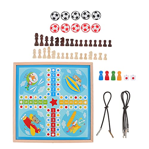 TOYANDONA 1 Satz Hüpfender Ball Hüpfendes Schach Lustiges Katapultschachspielzeug Schach Interaktives Schachspielzeug Schachspiel Für Schachspiel Hölzern Colorful von TOYANDONA