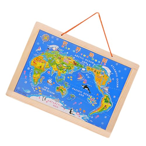 TOYANDONA 1 Satz Kartenrätsel kinderpuzzle holzspielzeug Geographie China-Karte Puzzles für Kleinkinder Puzzlematte Holzpuzzle für Rätsel für Karte von China hölzern von TOYANDONA