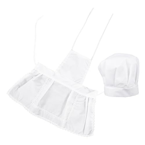 TOYANDONA Interaktives Set Aus Schürze Und Kochmütze Für Jungen Und Mädchen Kreatives Kochset Für Jungen Und Mädchen Das Kochen Und Backen Lernt von TOYANDONA