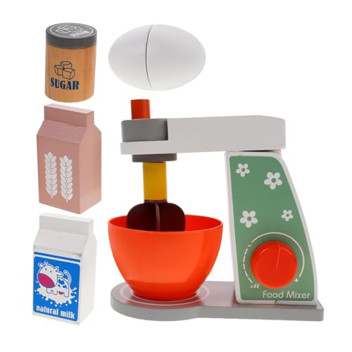 TOYANDONA 1 Satz Kindermixer Küchenspielzeug Vorgeben Süßer Mixer Kleiner Mixer Mini-Mixer Für Küchengeräte Küchenspielzeug Für Geburtstagsgeschenke Für Holz von TOYANDONA