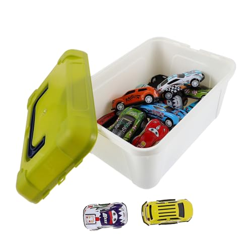 TOYANDONA 1 Satz Kinderwagen Autospielzeug Für Kleinkinder Kinderauto Kinderspielzeug Kleinkindspielzeug Bausätze Mini-rückziehautos Autos Mini Box Aus Kunststoff von TOYANDONA