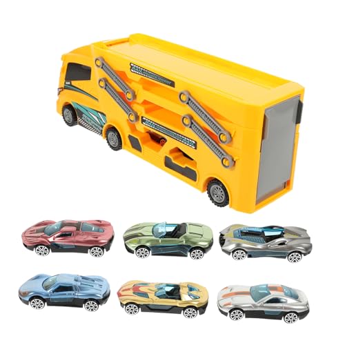 TOYANDONA 1 Satz LKW Spielzeug kinderfahrzeug Lernspielzeug Kinder Spielzeug Schiebespielzeugauto Mädchenspielzeug Kleinkindspielzeug Autospielzeug pädagogisches LKW-Spielzeug LKW-Autos Abs von TOYANDONA