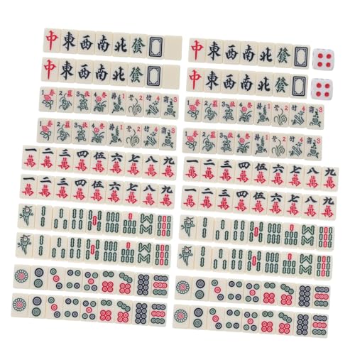 TOYANDONA Reise-Mini-Mahjong-Set Nationalflaggenspiel für Erwachsene Jungen und Mädchen von TOYANDONA