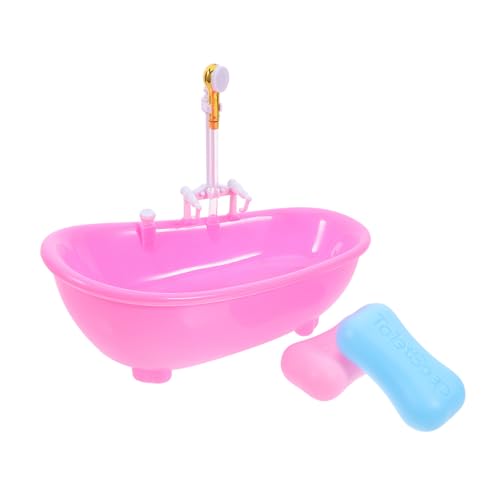 TOYANDONA 1 Satz Mini-badespielzeug Toddla-wal-badespielzeug-Sprinkler Badeschwamm Miniatur-badewanne Elektrische Badewanne Badespielzeug Ohne Löcher Dinosaurier-badespielzeug Nicht Abs Rosa von TOYANDONA