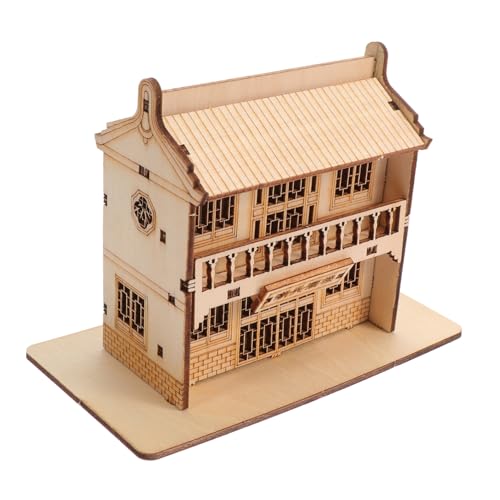 TOYANDONA 1 Satz Modell Aus Holz Modelle Kinderspielzeug Rätsel Rätsel Kinderrätsel Dreidimensionales Puzzle Kinderspielzeug Aus Holz 3D-Puzzle Brown Hölzern von TOYANDONA