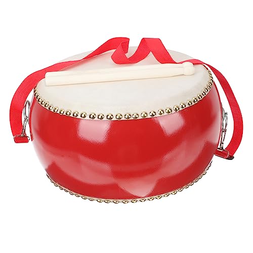 TOYANDONA 1 Satz Percussion Aus Rindsleder Musikinstrumente Pädagogisches Musikspielzeug Trommel Schlaginstrument Musikalisches Trommelspielzeug Spielzeugtrommel Kleinkindertrommel Holz von TOYANDONA