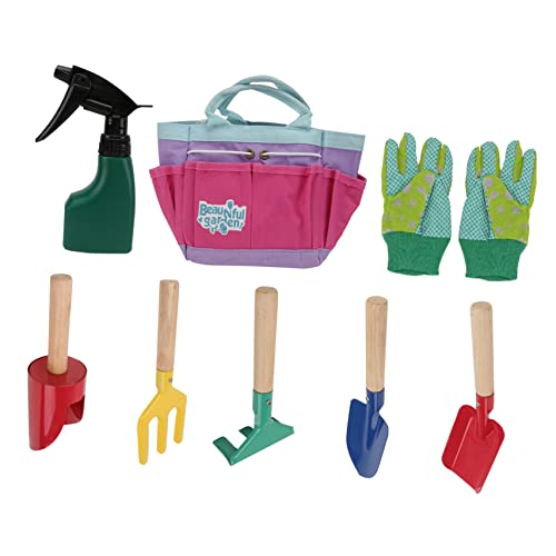 TOYANDONA 1 Satz Pflanzwerkzeuge Für Kinderspielzeug Handkelle Garten Sandkastenspielzeug Für Strandbagger- Mini- Kleiner Gartenrechen Bagger Eisen von TOYANDONA