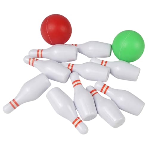 TOYANDONA 1 Satz Puppenhaus Miniatur Modell Bowling Mini Simulation Sportartikel Party Decoration Party Dekoration Mini-House-Bowling-Modell Simulation Einer Bowlingkugel Plastik von TOYANDONA