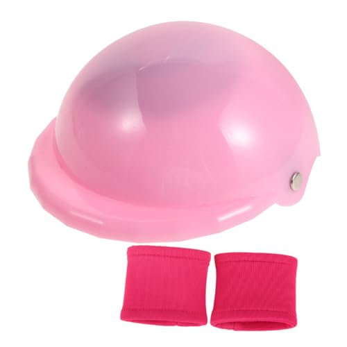 TOYANDONA 1 Satz Puppenzubehör Für Mädchen Schutzhelm Für 18-Zoll-Puppen Sporthelm Für 18-Zoll-Puppen Sicherheitsausrüstung Für Puppen Puppe Fahrradhelm Rollenspielzubehör Puppenhelm Plastik von TOYANDONA