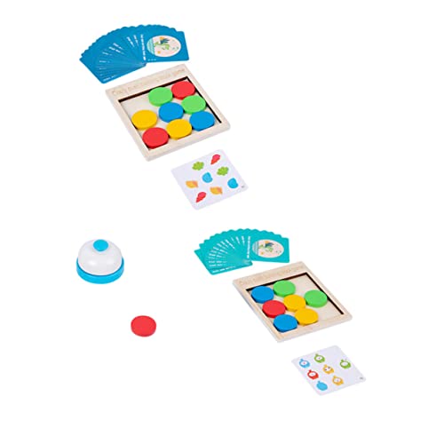 TOYANDONA 1 Satz Push-Musik-Bausteine holzspielzeug holzbauklötze Push Block Educational Toys verrücktes Interaktionsspielzeug logisches Trainingsspielzeug hölzern Colorful von TOYANDONA