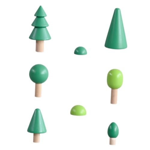 TOYANDONA 8-teiliges Holz-Baum-baustein-lernspielzeug Für Jungen Und Mädchen Intelligenz-Puzzle Holz Hand-Auge-koordination Sicher Für Kleinkinder von TOYANDONA