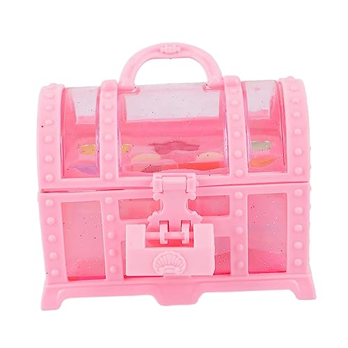 TOYANDONA 1 Satz Schatztruhe Kind Kosmetik Bausätze schminkkasten Make up Box Toys Mädchen tun so, würden sie Make-up Simulation kosmetischer Lieferungen Plastik von TOYANDONA