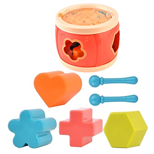 TOYANDONA 1 Satz Schlagtrommel Snare-Drum-Sticks Trommel Kindertrommel Snare-Drum-trommelstöcke Leistungsversorgung Spielzeugtrommel Kleine Trommel Für Schlagzeug Plastik Rot von TOYANDONA