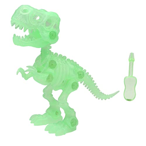 TOYANDONA 1 Satz Schraubendreher Dinosaurier Knochen-actionfigur Kleine Leuchtende Dinosaurierspielzeuge Mini-leuchtfiguren Leuchten Im Dunkeln Schreibtisch Eltern-Kind Plastik Werkzeug von TOYANDONA