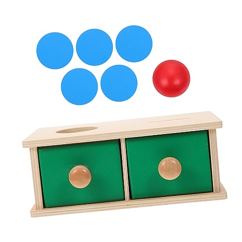 TOYANDONA 1 Satz Schublade Ziel Box Bauen Babyspielzeug Kleinkindspielzeug interaktive Spiele kindergeburtstags mitgebsel Interaktives feines Bewegungsspielzeug hölzern von TOYANDONA