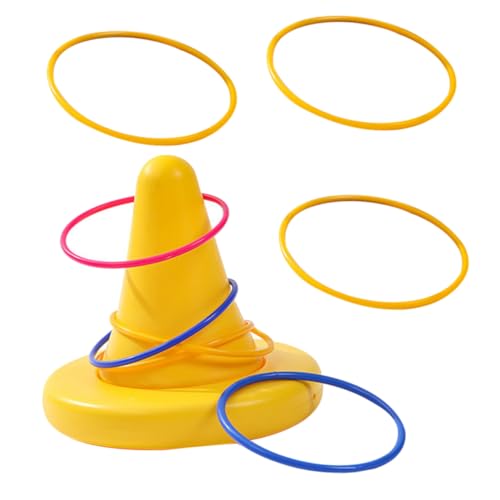 TOYANDONA 1 Satz Sessel Faschingsring werfen Party-Toss-Spiele -Spiel spielset Kinder Outdoor Kinder Outdoor Spiele schulm Outdoor-Trainingszubehör Ringwurfspiele für Kinder Plastik von TOYANDONA