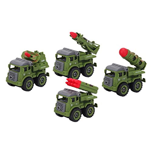 TOYANDONA 1 Satz Spielzeugauto Auto kinderspielzeug spielzeuge Auto Set puppenwagen Toy car Trägheitsrückzugsauto LKW- Autospielzeug Plastik Green von TOYANDONA