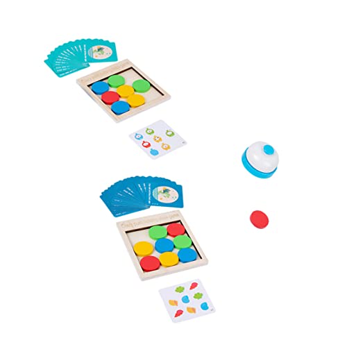 TOYANDONA 1 Satz Tweet-Spiel Logisches Spielzeug Kinderschubspielzeug Frühpädagogisches Spielzeug Kinder Spielset Interaktives Spielzeug Magnetspielzeug Für Kinder Buntes Spielzeug Holz von TOYANDONA