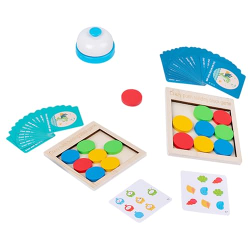 TOYANDONA 1 Satz Tweet-Spiel Zappelspielzeug Für Kinder Logisches Spielzeug Kinderschubspielzeug Buntes Schiebespiel Kinder Spielset Puzzle-Spielzeug Lernspielzeug Puzzle-bauwürfel Holz von TOYANDONA