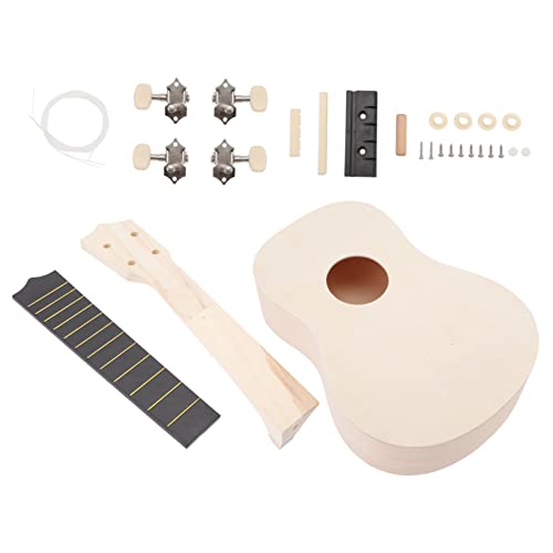 TOYANDONA 1 Satz Ukulele Selber Machen DIY-Kits Bastelset Für Kinder Anzug Für Kinder Bauen Sie Ihr Ukulele-kit Gitarrenbausatz Selber Machen Kindergitarre Hawaii-Ukulele-kit Nylon von TOYANDONA