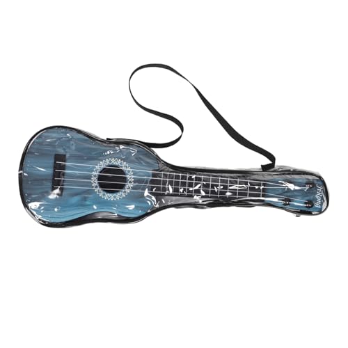 TOYANDONA 1 Satz Ukulele Spielzeug Ukulele-Spielzeug Kleinkind-Ukulele Gitarren Für Kinder Ukulelen Für Kinder Anfänger Gitarre Spielzeug Für Akustikgitarren Kinder-Ukulele Plastik Sky-Blue von TOYANDONA