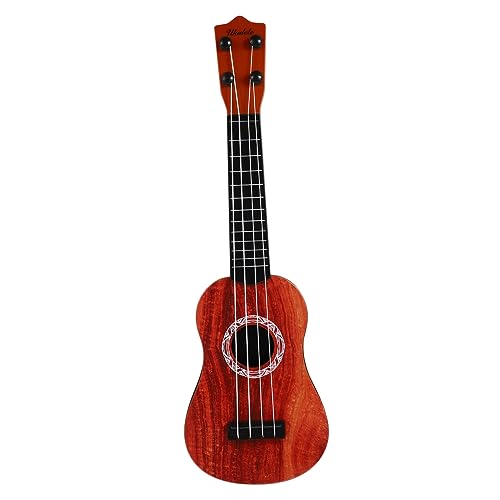 TOYANDONA 1 Satz Ukulele kinderinstrumente musikinstrumente Instrument Children Toys Kid Toys Gitarre für Jungs- Kinderspielzeug Mini-Musikspielzeug Holz von TOYANDONA