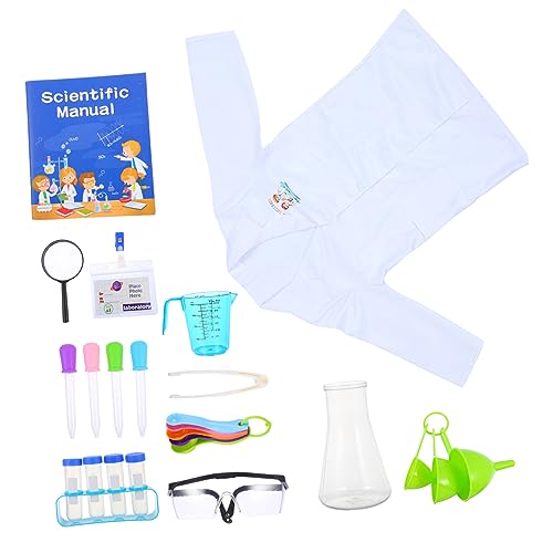 TOYANDONA 1 Satz Wissenschaftliches Experimentierset Wissenschaftliches Spielzeug für Kinder im Labor Kostüm für wissenschaftliche Experimente Kinder experimente Experiment Kinder Plastik von TOYANDONA