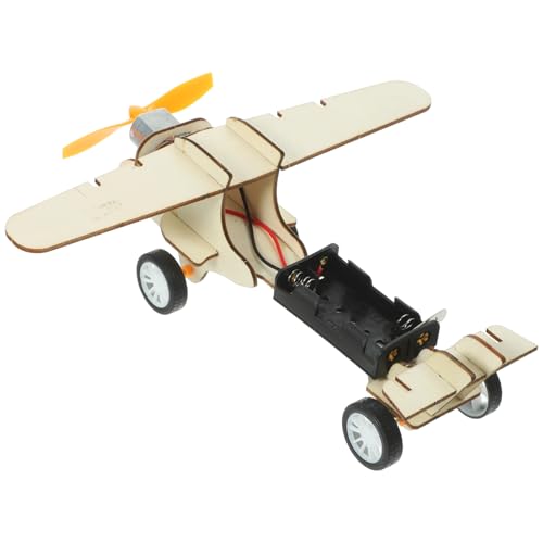 TOYANDONA 1 Satz experimentierkasten Wissenschaft experimente Drohne Roboter Flugzeugmodell selber Bauen Wissenschaftliches Experimentierset für hölzern Brown von TOYANDONA