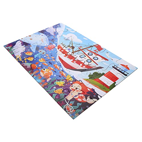 TOYANDONA 1 Satz kinderpuzzle Puzzle rätselbuch Interessantes animanimals Kindergartenkind animarus Puzzle- für die frühe Bildung passende Puzzles für von TOYANDONA