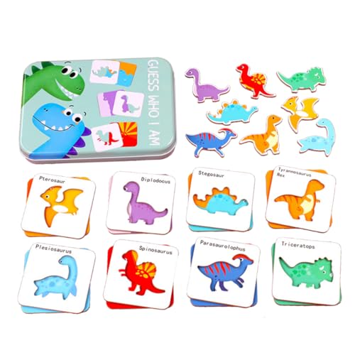 TOYANDONA 1 Satz passendes Puzzle- holzspielzeug The Animal tierwesen holzrätsel kleinkinderspielzeug Animals holzpuzzel pädagogisches Puzzlespielzeug Kleinkind rätsel Bambus von TOYANDONA