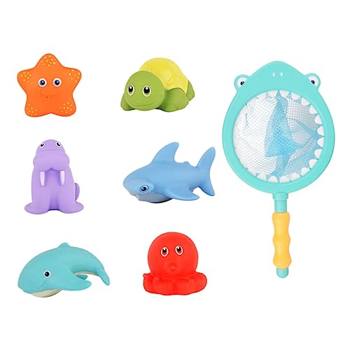 TOYANDONA 1 Set Badespielzeug Wasserspray Fisch Badewannenspielzeug Babys Badewannenspielzeug Badezeit Tierspielzeug Badezimmer Pool Spielzeug Badespritzen Spielzeug Badewanne von TOYANDONA