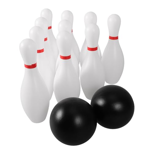 TOYANDONA 15cm Kinder Sport Bowling Spielzeug Set Große Kreative Pädagogisches Spielzeug Garten Bowling Set von TOYANDONA