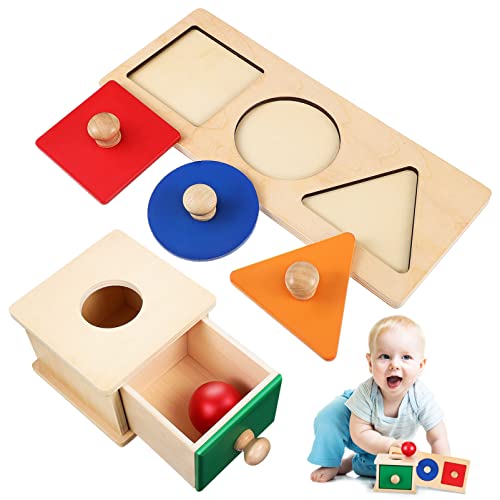 TOYANDONA 1 Set-Box Montessori Lehrmittel Holzspielzeug Für Lernspielzeug Für Ball Drop- Für Sensorisches Spielzeugset Lotusbaum von TOYANDONA