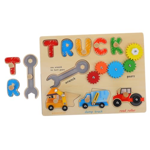 TOYANDONA 1 Set Busy Board Spielzeug Werkzeuge Puzzles Puzzle Kinder Lernspielzeug Lernspielzeug Für Kinder Holz Busy Board Für Kinder Kinderspielzeug Kinder Früherziehung Spielzeug von TOYANDONA