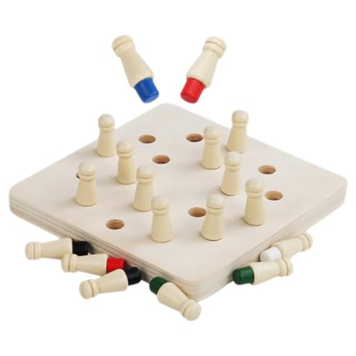 TOYANDONA Memory Schach 1 Set Gedächtnisschachspiel Für Pädagogisches Brettspiel Zur Von Gedächtnis Und Farbwahrnehmung Ideales Lernspielzeug Für Die Ganze Familie Schachspiel Kinder von TOYANDONA