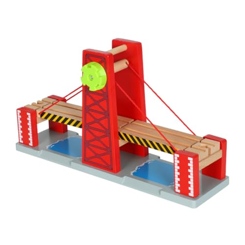 TOYANDONA 1 Set Holzbahn Zubehör Mit Zugbrücke Kompatibel Mit Und Anderen Holzeisenbahnen Modell Für DIY Gleise & Überführung Kreatives Für Kleinkinder von TOYANDONA