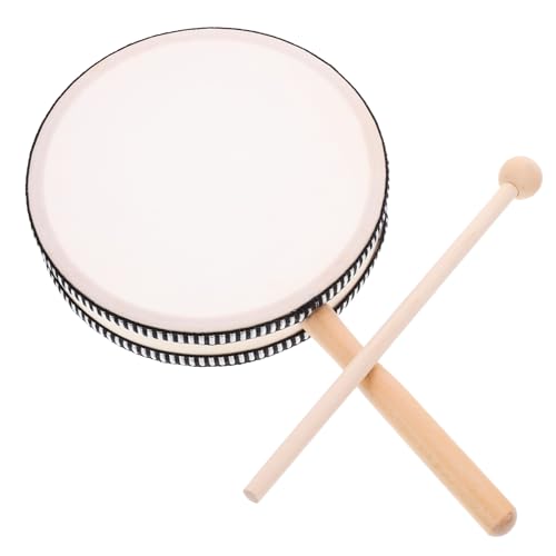 TOYANDONA 1 Set Kinder Handtrommeln Handtrommel Hand Percussion Spielzeug Percussion Spielzeug Handtrommel Instrument Musikinstrumente Schlagtrommel Instrument Percussion Trommel Spielzeug von TOYANDONA