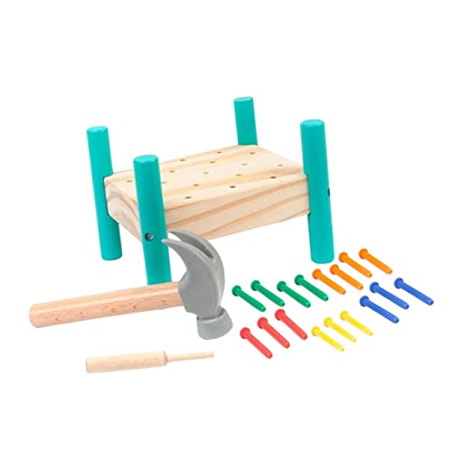 TOYANDONA 1 Set Klopfspielzeug Gehirnspielzeug Kinderspielset Klopfspiel Spielzeug Hämmer Und Stampfspielzeug Puzzle Spielzeug Lernspielzeug Passendes Spielzeug Schlagspielzeug von TOYANDONA