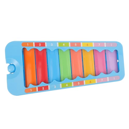 TOYANDONA 1 Set Kognitives Spielzeugklavier Für Xylophon Kinderklavier Musikinstrumente Musikinstrumente Kinderklavier Musikspielzeug Schlagklavierspielzeug Kindermusik Blau von TOYANDONA