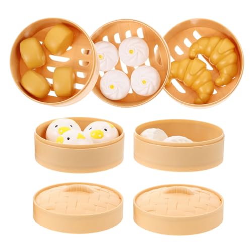 TOYANDONA 1 Set Küchenspielzeug Chinesisches Lernspielzeug Spielküche Chinesisches Spielzeug Für Chinesisches Essen Rollenspielset Mini Rollenspielspielzeug Chinesisches von TOYANDONA