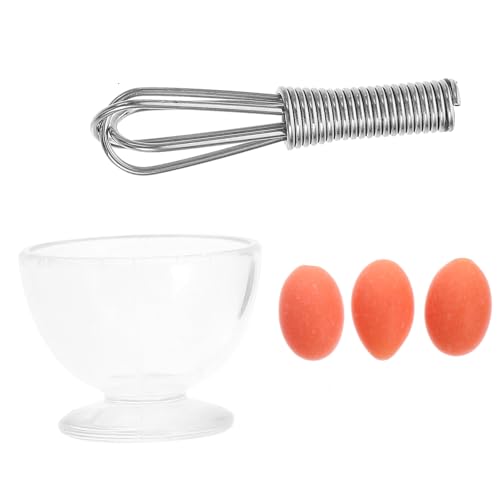 TOYANDONA 1 Set Miniatur Eggeme Mini Egg Bowl Modelle Miniatur -eierschalen Mini Küchengeschirr Spielzeug Spielzeug von TOYANDONA