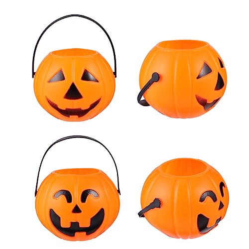 TOYANDONA 1 Set Mit 12 Stück Für Make Up Nachtlicht Wasserkocher Gruselige Halloween Dekoration Abtropfgestell Kürbislaterne Aufbewahrungsfass Durchsichtiges Lüfterblatt von TOYANDONA