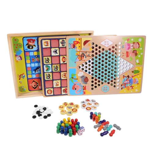 TOYANDONA 1 Set Multifunktionales Schachspielzeug Schachtimer Brettspiele Schach Brettspielkette Dreieck Schachspiel Schachtisch Kognitive Brettspiel Kinderspielzeug Bauchmuskeln von TOYANDONA