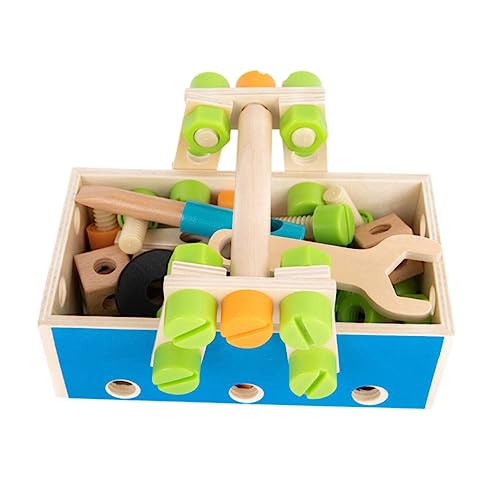 TOYANDONA 1 Set Muttern Werkzeugkasten Kinderpuzzle Kleinkinderpuzzle Puzzles Für Kleinkinder Kinderpuzzles Kinderspielzeug Modellbausatz Werkzeuge Kleinkinderwerkzeuge von TOYANDONA