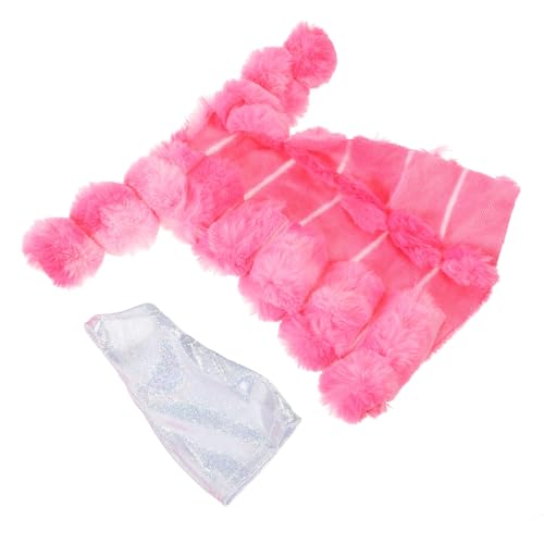 TOYANDONA 1 Set Puppenkleidungszubehör Babypuppenkleidung Für Mädchen Reborn Babypuppenkleidung Babypuppen Kit Kleidung Puppe Mit Kleidungszubehör Für Mädchen Pelzjacke von TOYANDONA